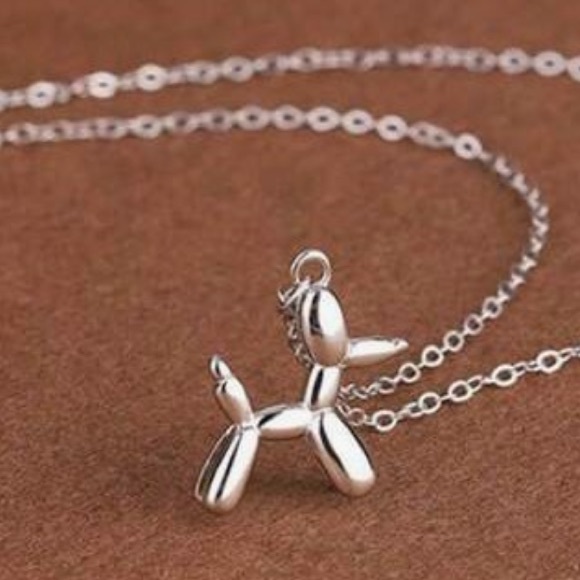 🪷 Balloon Dog Charm Necklace - Picture 3 of 3
